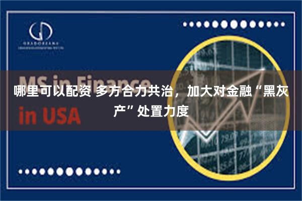 哪里可以配资 多方合力共治，加大对金融“黑灰产”处置力度
